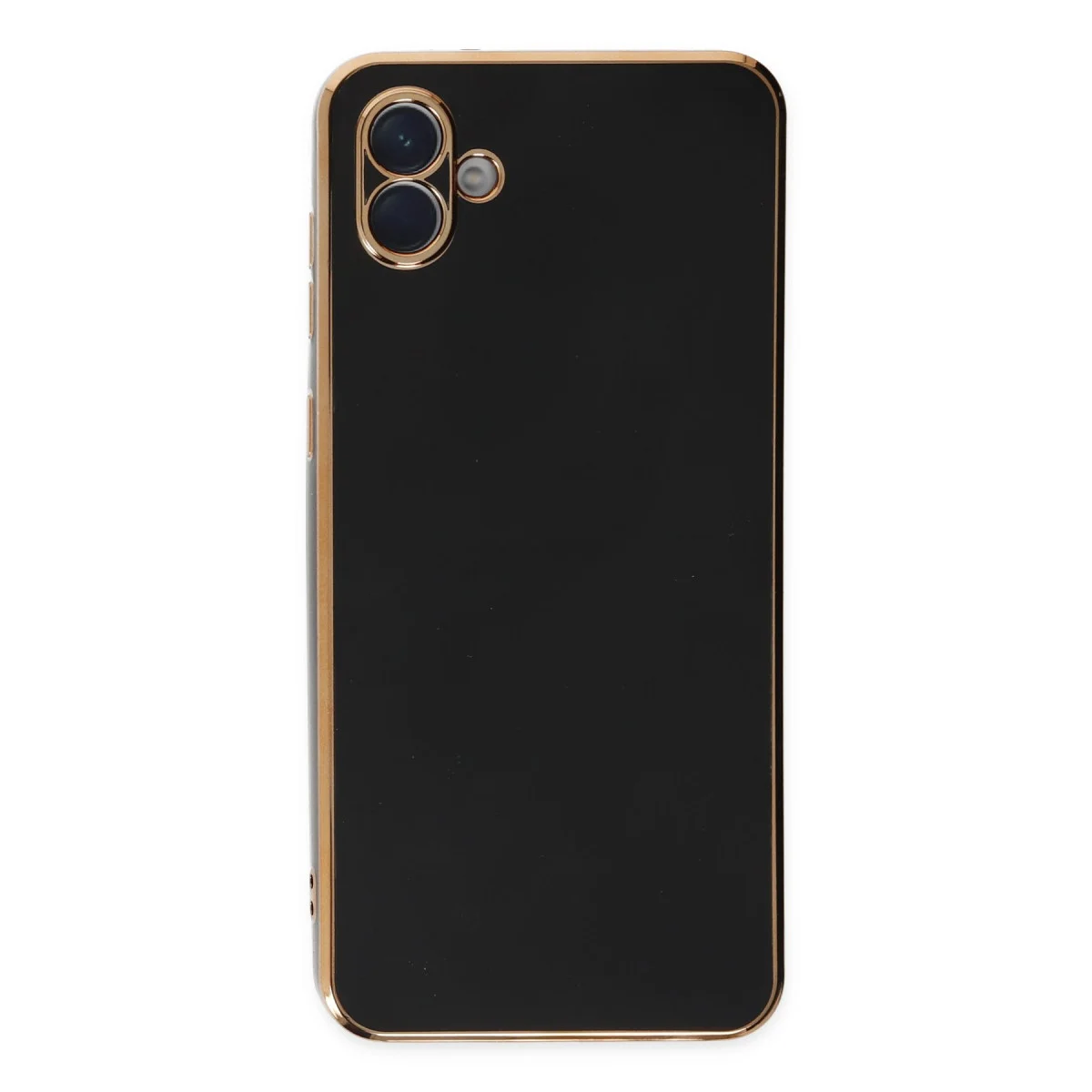 Galaxy A04E Kılıf Volet Silikon - Siyah