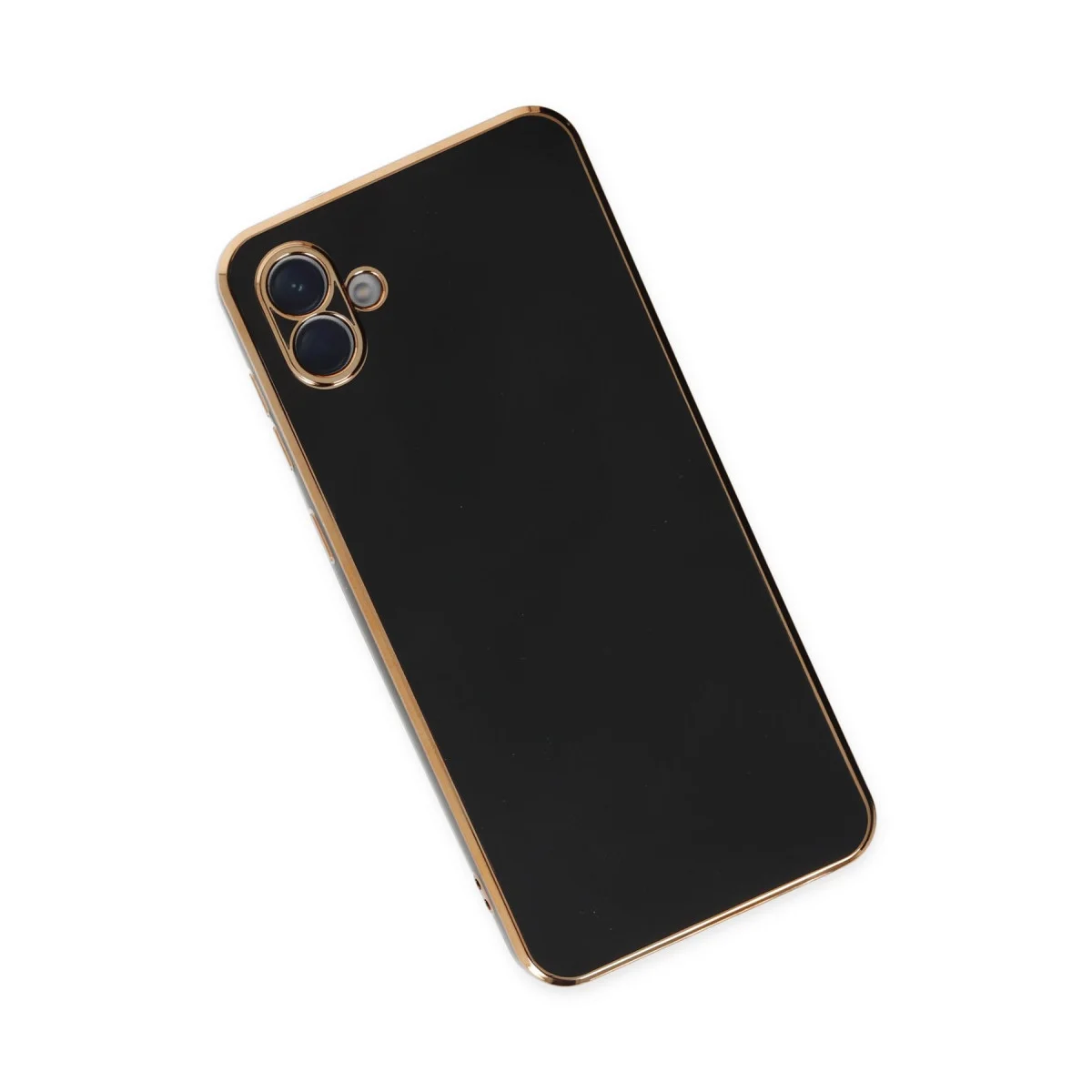 Galaxy A04E Kılıf Volet Silikon - Siyah