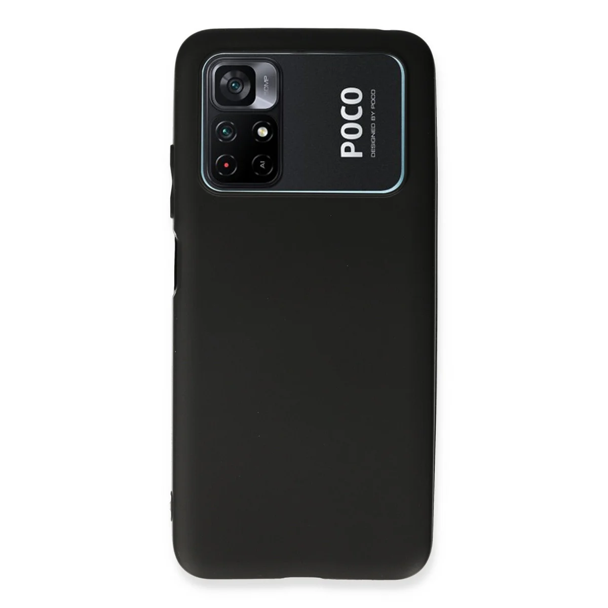 Poco M4 Pro 4G Kılıf First Silikon - Siyah