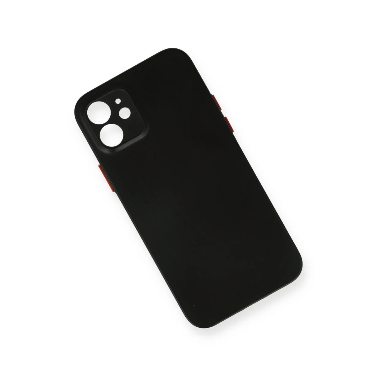 iPhone 12 Kılıf PP Ultra İnce Kapak - Siyah