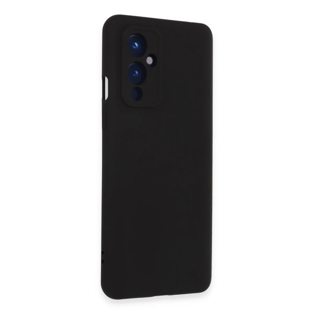 One Plus 9 Kılıf Nano içi Kadife Silikon - Siyah