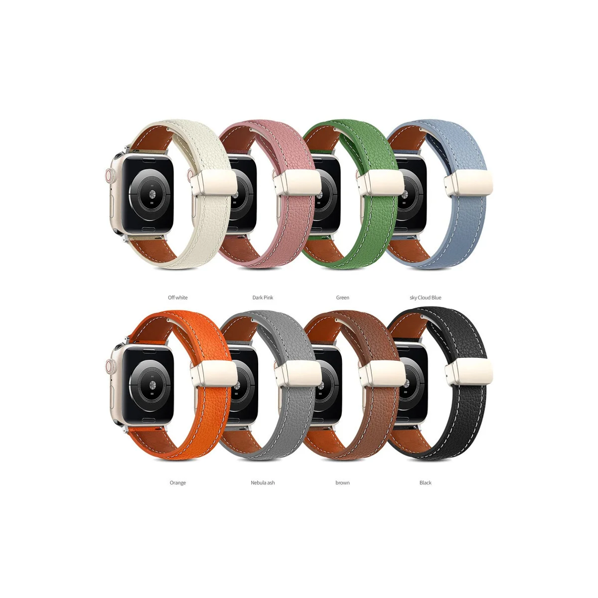 Watch 42mm KR414 Daks Deri Kordon - Siyah