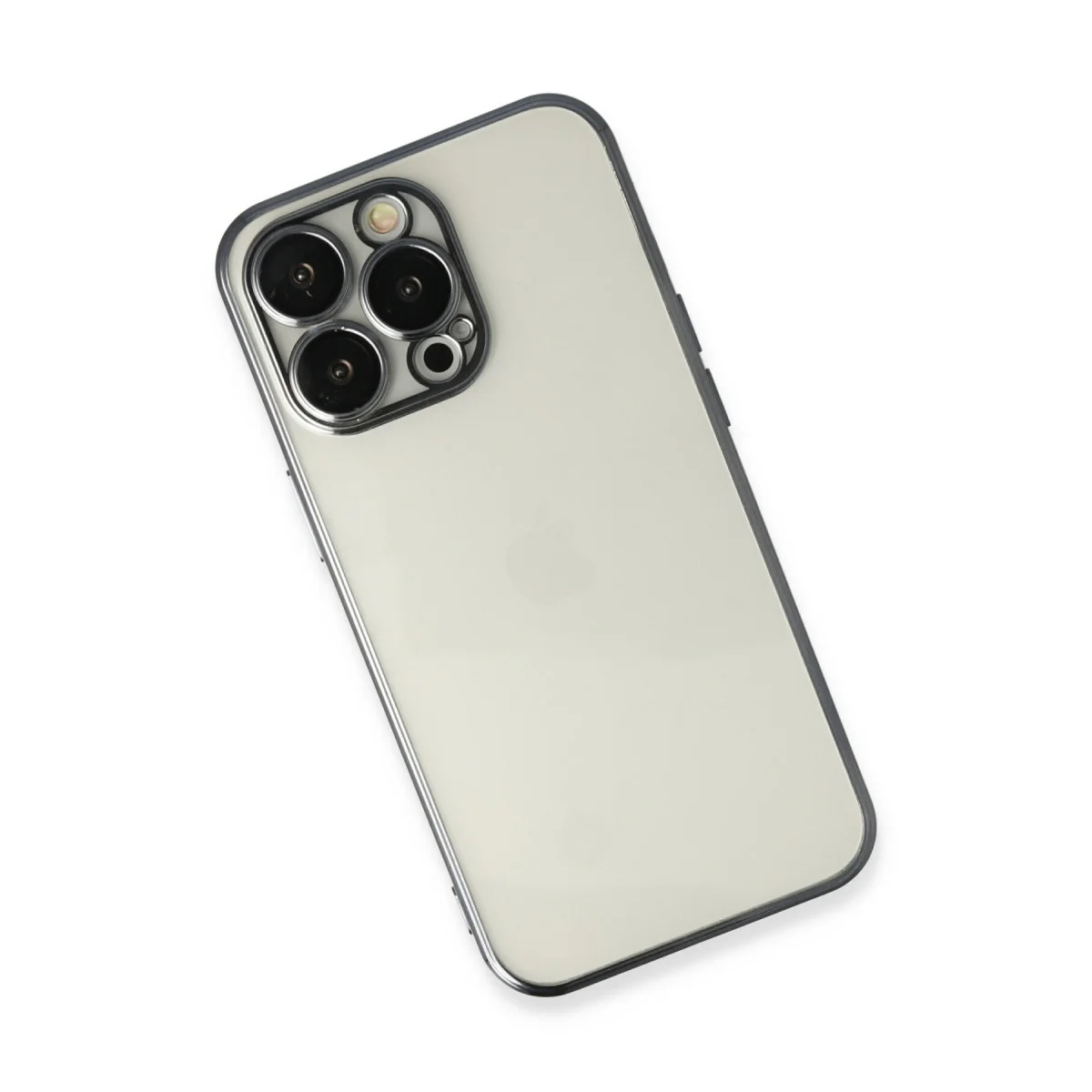 iPhone 14 Pro Kılıf Razer Lensli Silikon - Siyah