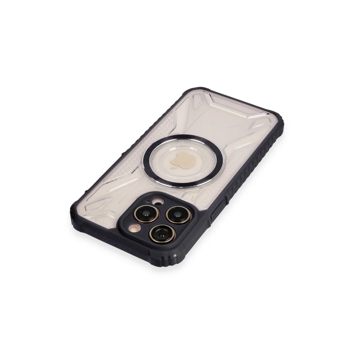 iPhone 13 Pro Max Kılıf Prag Magneticsafe Kapak - Siyah