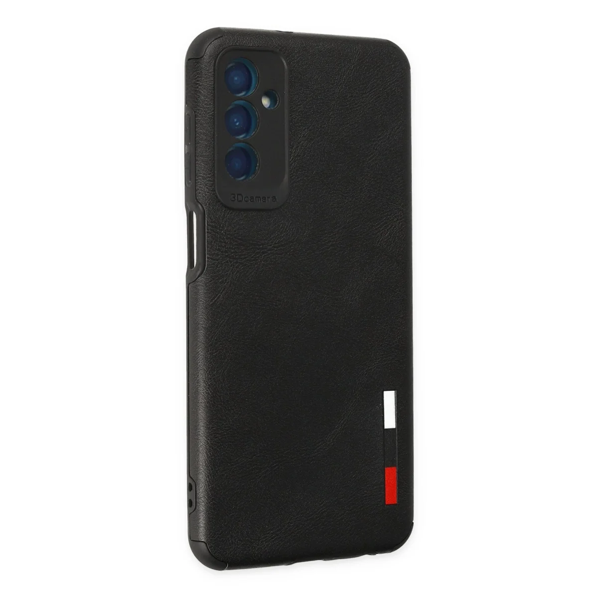 Galaxy M13 Kılıf Loop Deri Silikon - Siyah