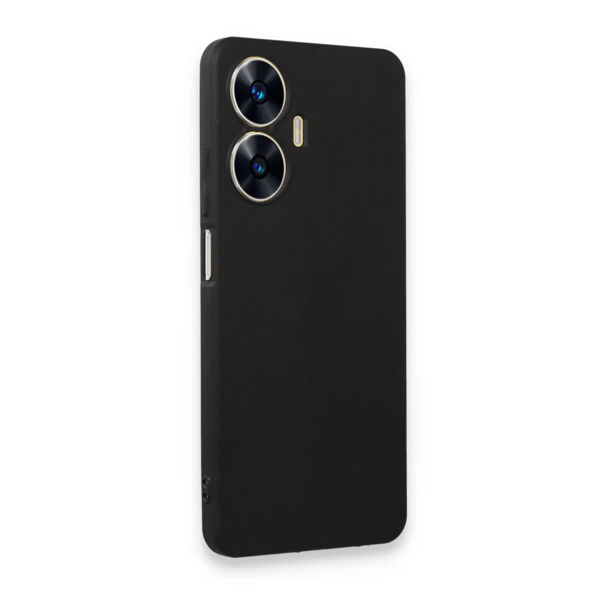 Realme C55 Kılıf First Silikon - Siyah