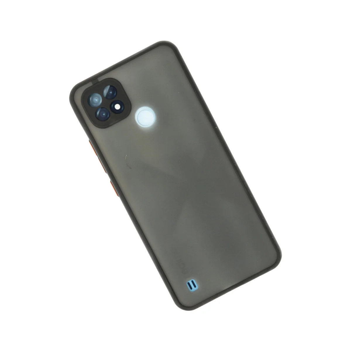 Realme C21 Kılıf Montreal Silikon Kapak - Siyah