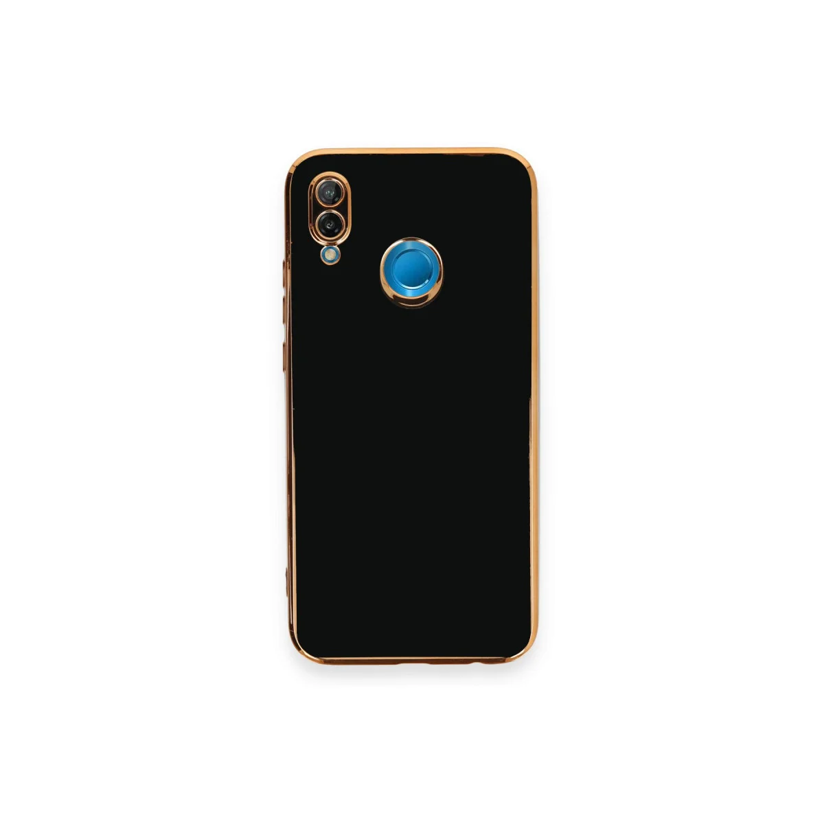 P20 Lite Kılıf Volet Silikon - Siyah
