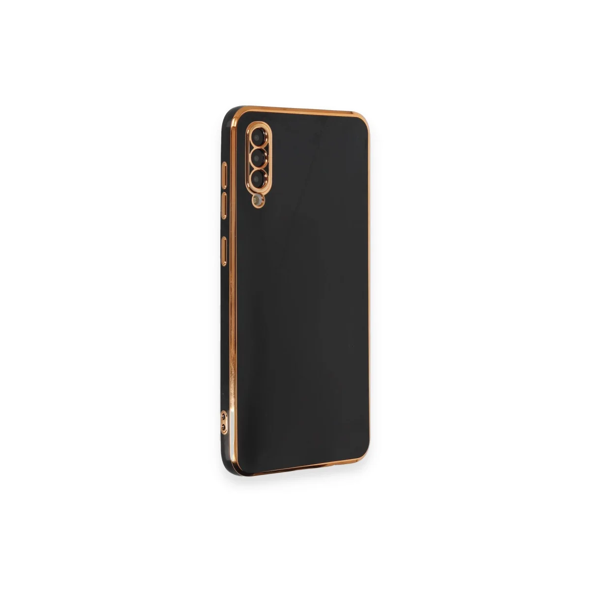 Galaxy A70 Kılıf Volet Silikon - Siyah