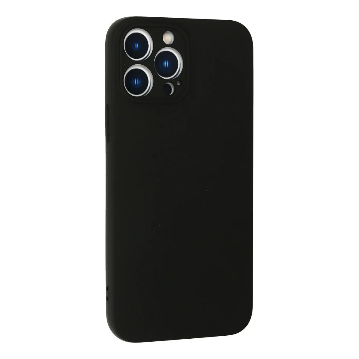iPhone 13 Pro Max Kılıf Nano içi Kadife Silikon - Siyah