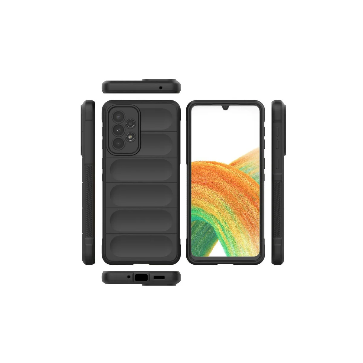 Galaxy A33 5G Kılıf Optimum Silikon - Siyah