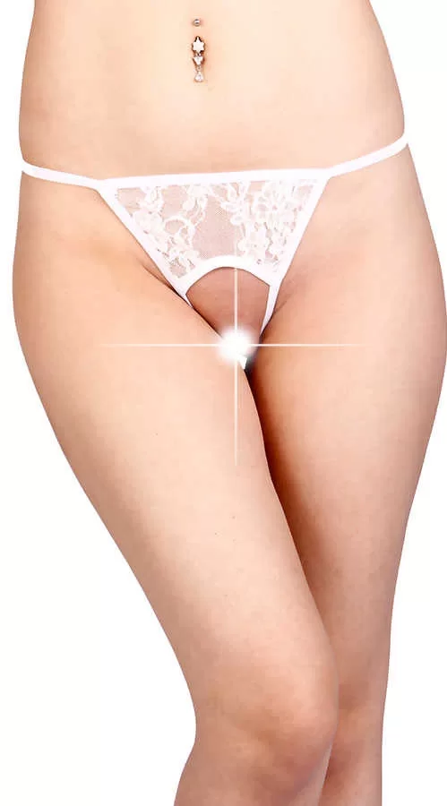 Beyaz Özel Bölgesi Açık Fantazi String BRF1163