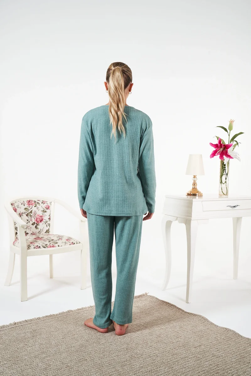Estiva 25330 İnterlok Şardonlu Pijama Takımı