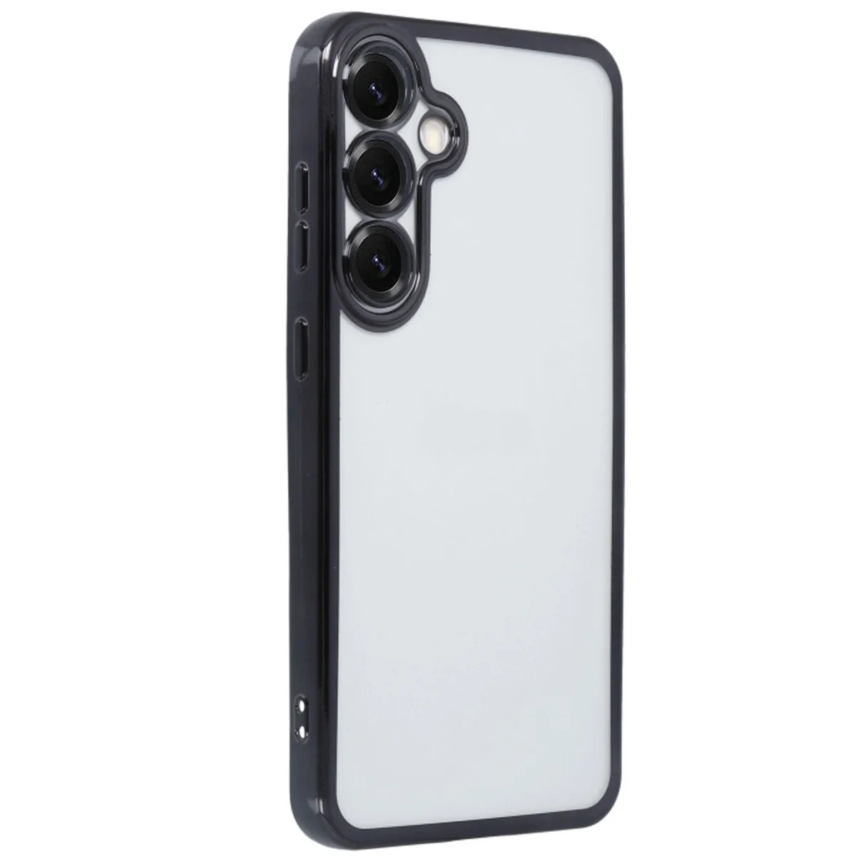 Galaxy S25 Plus Kılıf Razer Lensli Silikon - Siyah