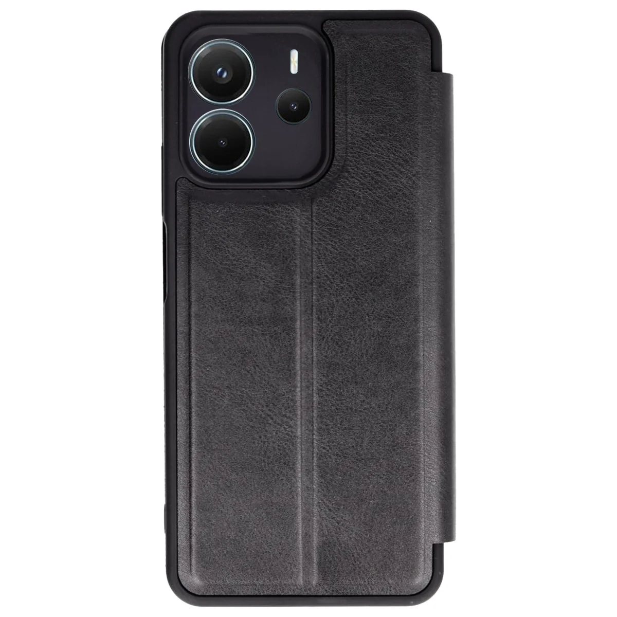 Redmi Note 14 4G Kılıf Flip Cover - Siyah