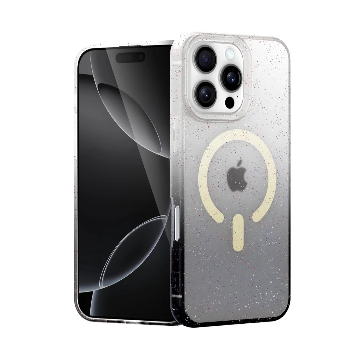iPhone 16 Pro Pummel Shiny Magsafe Kapak - Siyah