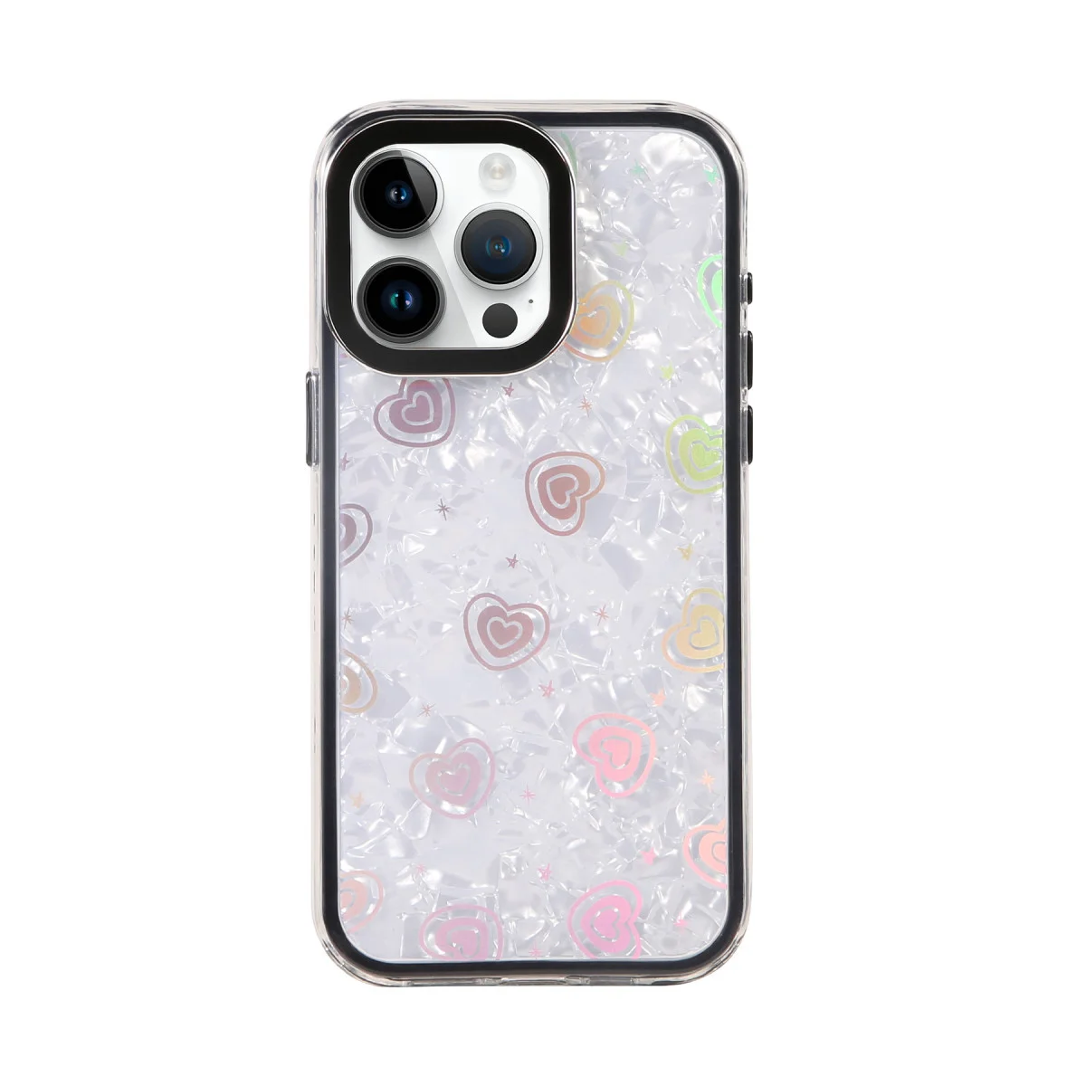 iPhone 15 Pro Max Lumi Desenli Kapak - Siyah