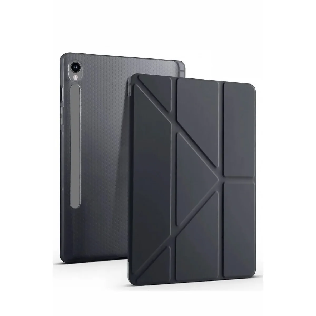 Galaxy Tab S10 FE Plus 13.1 Kalemlikli Mars Tablet Kılıfı - Siyah