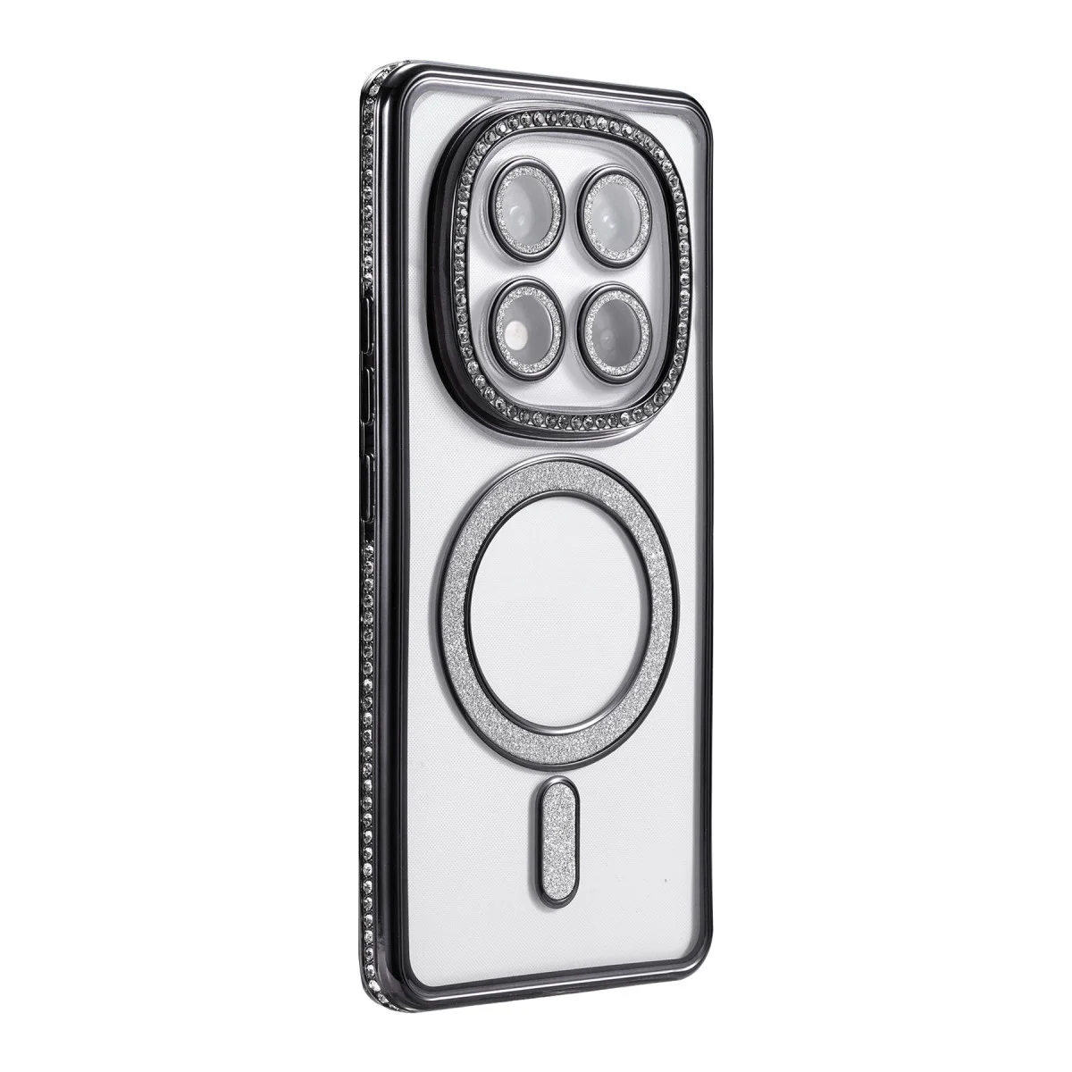 Redmi Note 14 Pro 4G Joke Simli Magneticsafe Kılıf - Siyah