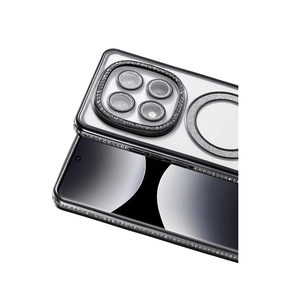 Redmi Note 14 Pro 5G Joke Simli Magneticsafe Kılıf - Siyah
