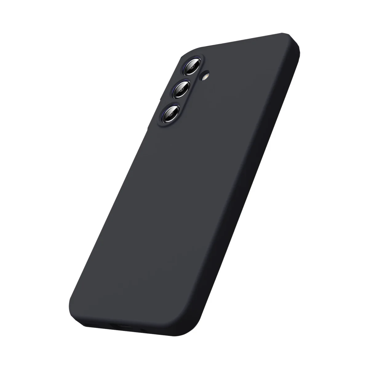Galaxy S25 FE Nano içi Kadife Silikon - Siyah
