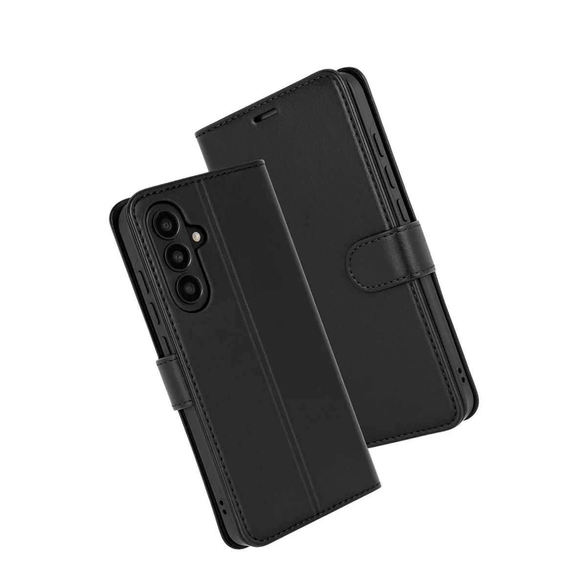 Galaxy S25 FE Trend S Plus Kapaklı Kılıf - Siyah