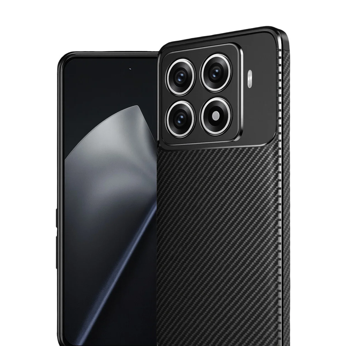 Mi 15T Pro Auto Focus Karbon Kapak - Siyah