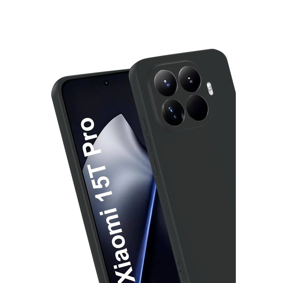 Mi 15T Pro First Silikon - Siyah