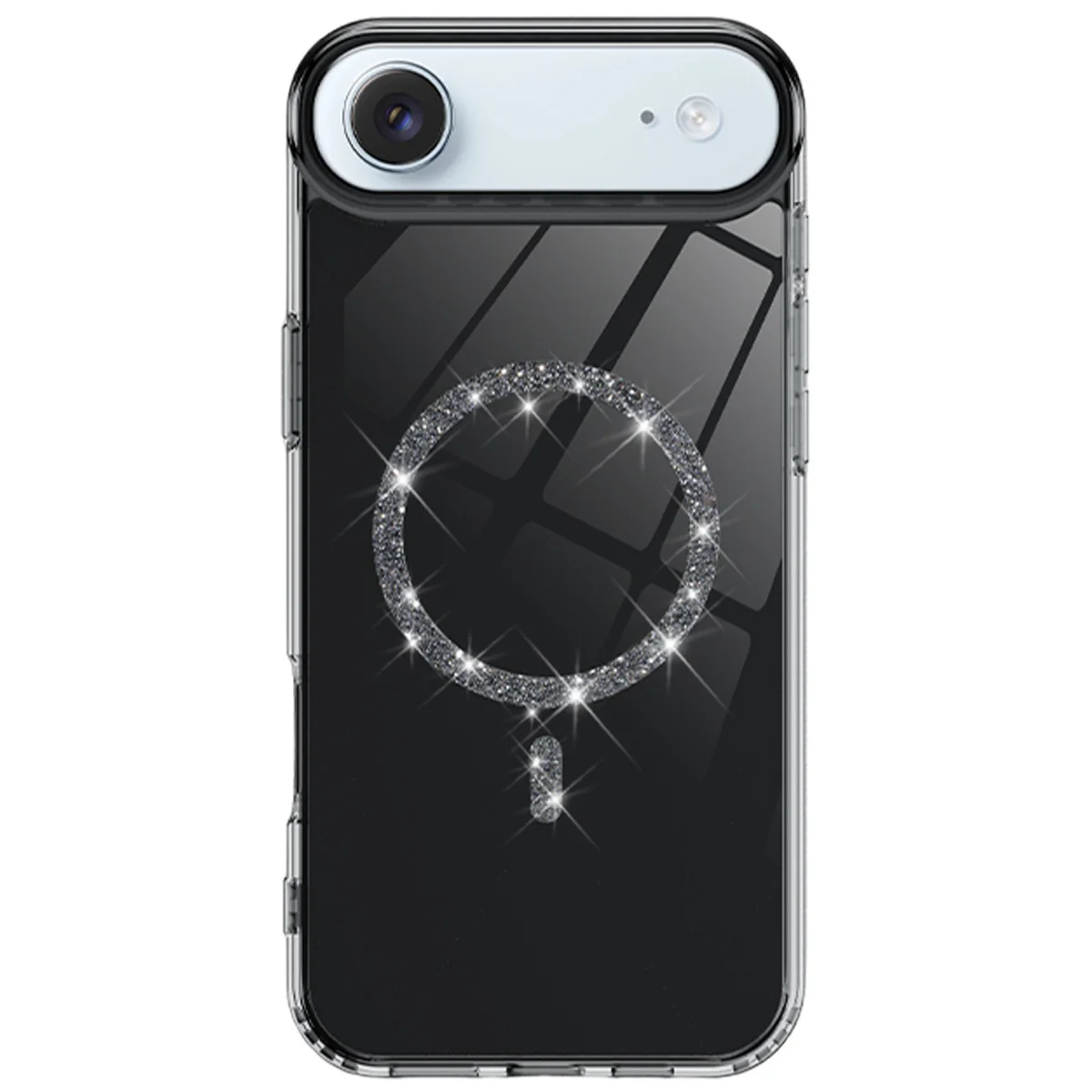iPhone 17 Air Live Diamond Magsafe Kapak - Siyah