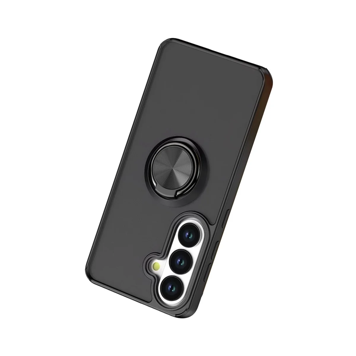 Galaxy S26 Montreal Yüzüklü Silikon Kapak - Siyah