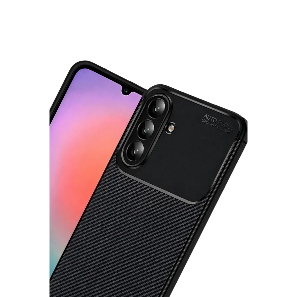 Galaxy A57 5G Auto Focus Karbon Kapak - Siyah