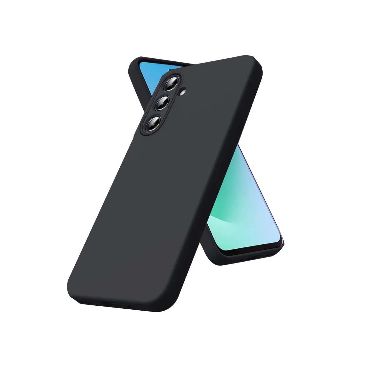 Galaxy S26 Nano içi Kadife Silikon - Siyah