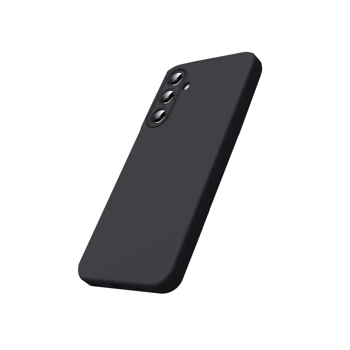 Galaxy S26 Nano içi Kadife Silikon - Siyah