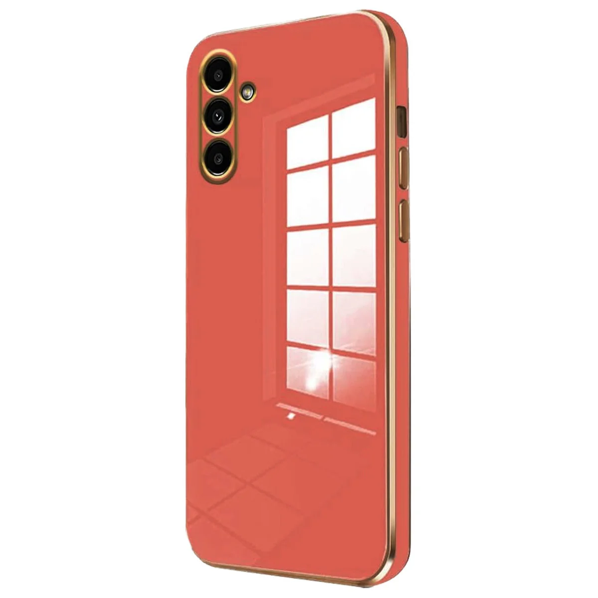 Galaxy A35 5G Kılıf Volet Silikon - Kırmızı