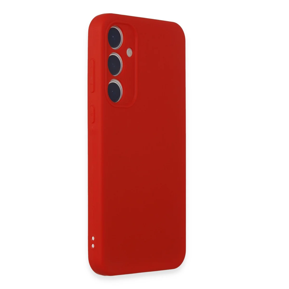 Galaxy A35 5G Kılıf First Silikon - Kırmızı