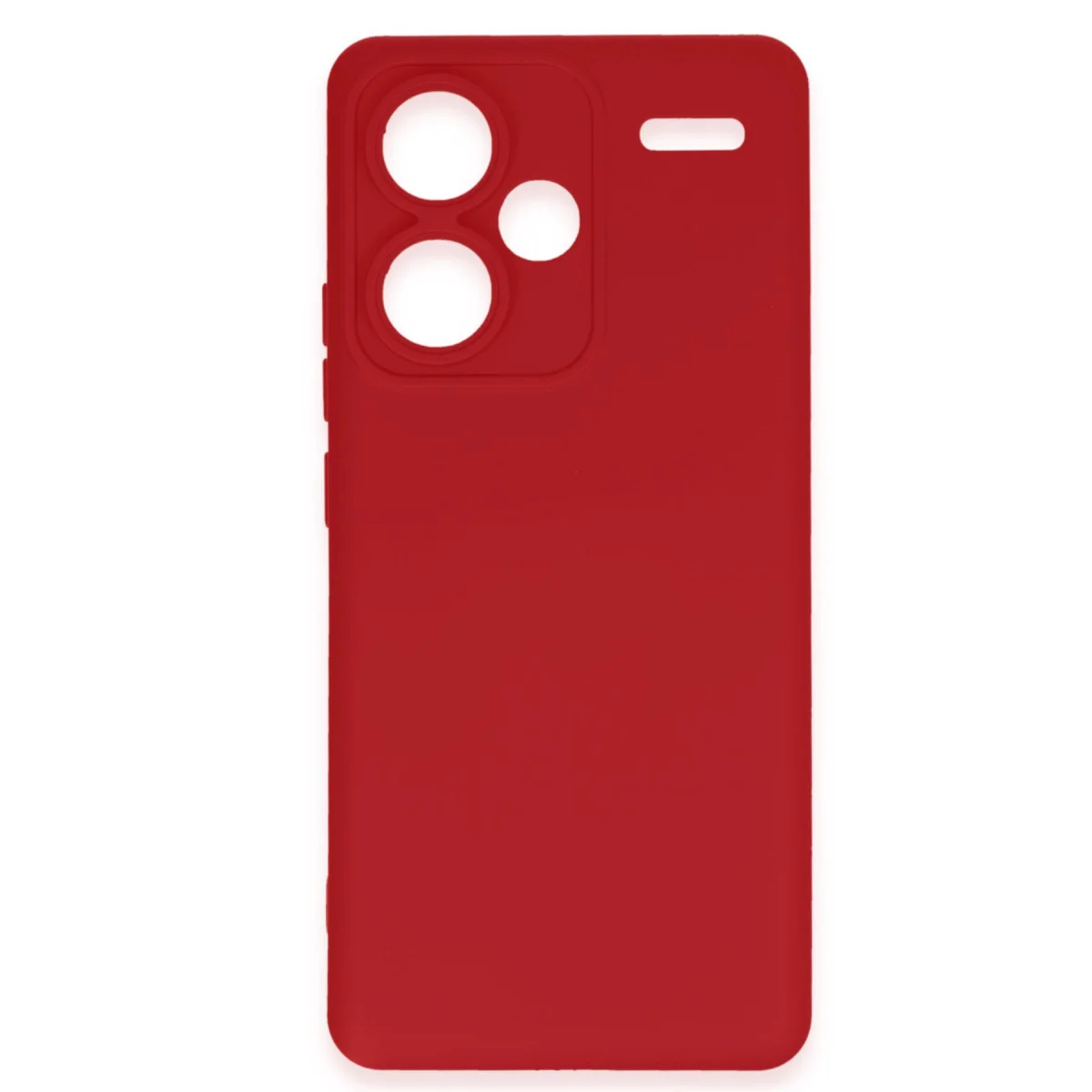 Redmi Note 13 Pro Plus Kılıf Nano içi Kadife Silikon - Kırmızı