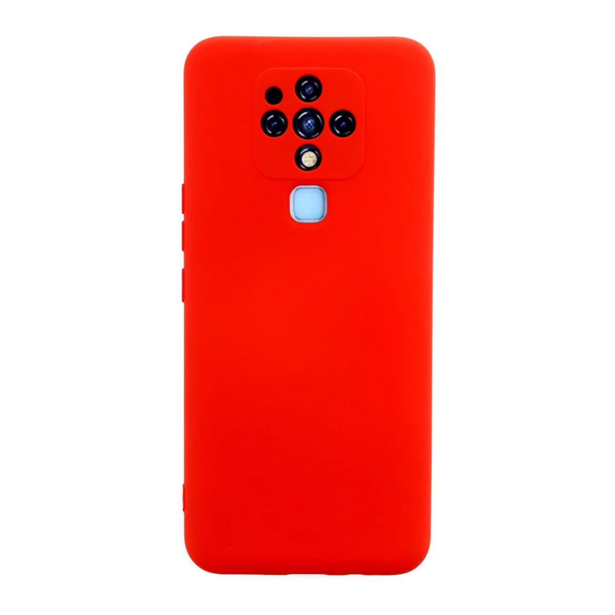 Camon 16 Kılıf Nano içi Kadife Silikon - Kırmızı