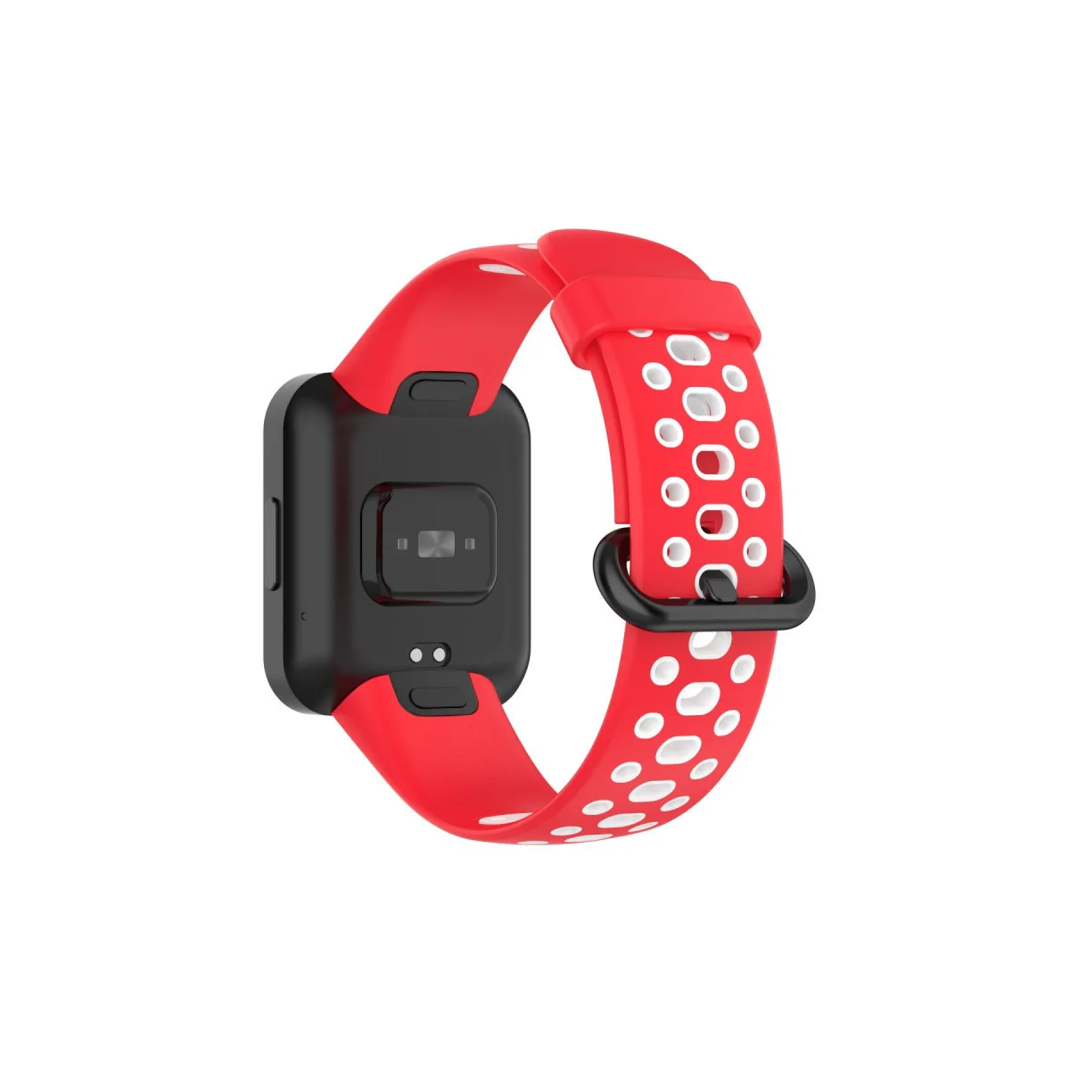 Redmi Watch 2 Spor Delikli Kordon - Kırmızı-Beyaz