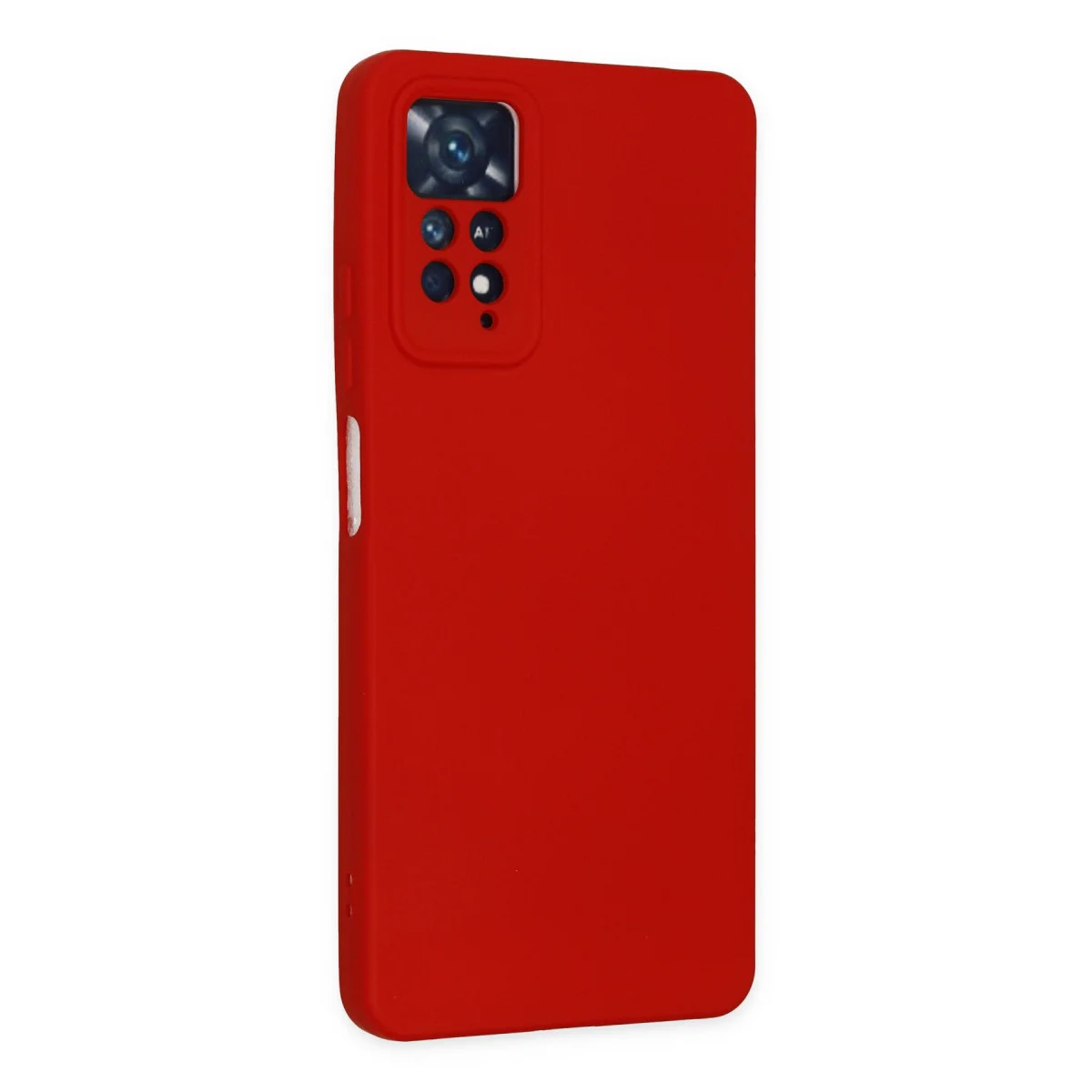 Redmi Note 11 Pro Kılıf Nano içi Kadife Silikon - Kırmızı