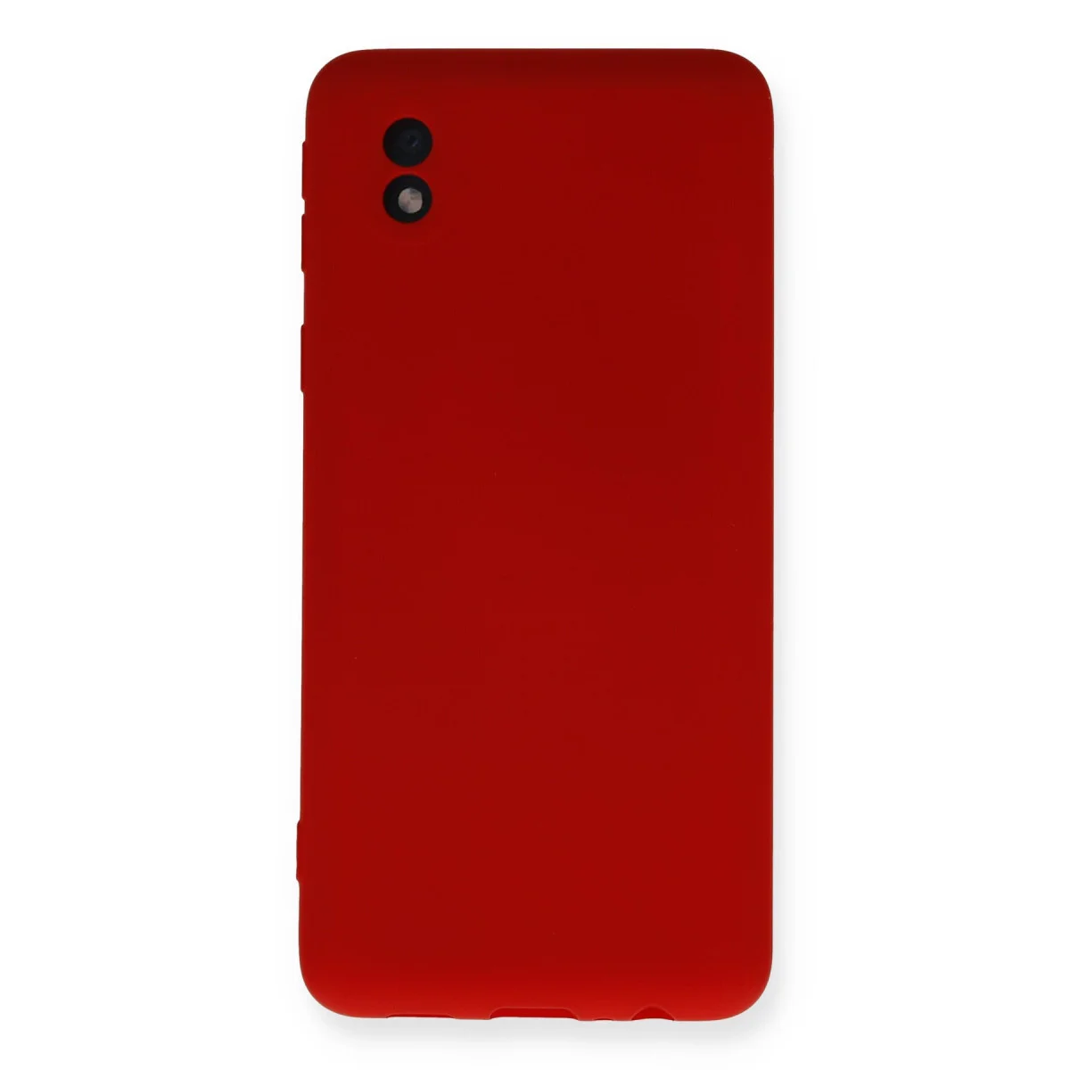 Galaxy A01 Core Kılıf Nano içi Kadife Silikon - Kırmızı