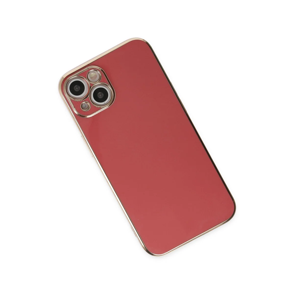 iPhone 14 Kılıf Volet Silikon - Kırmızı