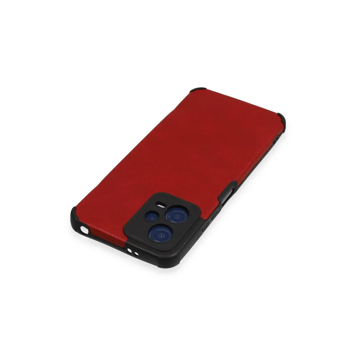 Redmi Note 12 5G Kılıf Loop Deri Silikon - Kırmızı