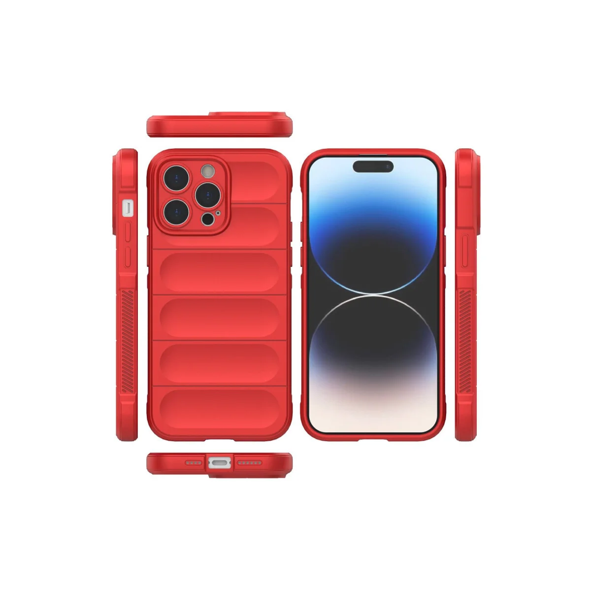 iPhone 13 Pro Kılıf Optimum Silikon - Kırmızı