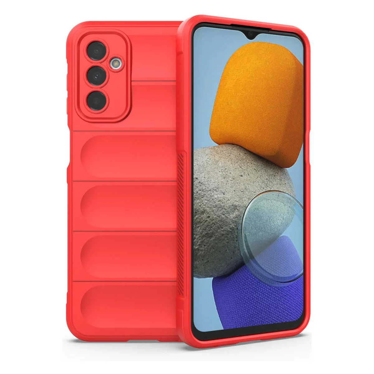 Galaxy M23 Kılıf Optimum Silikon - Kırmızı