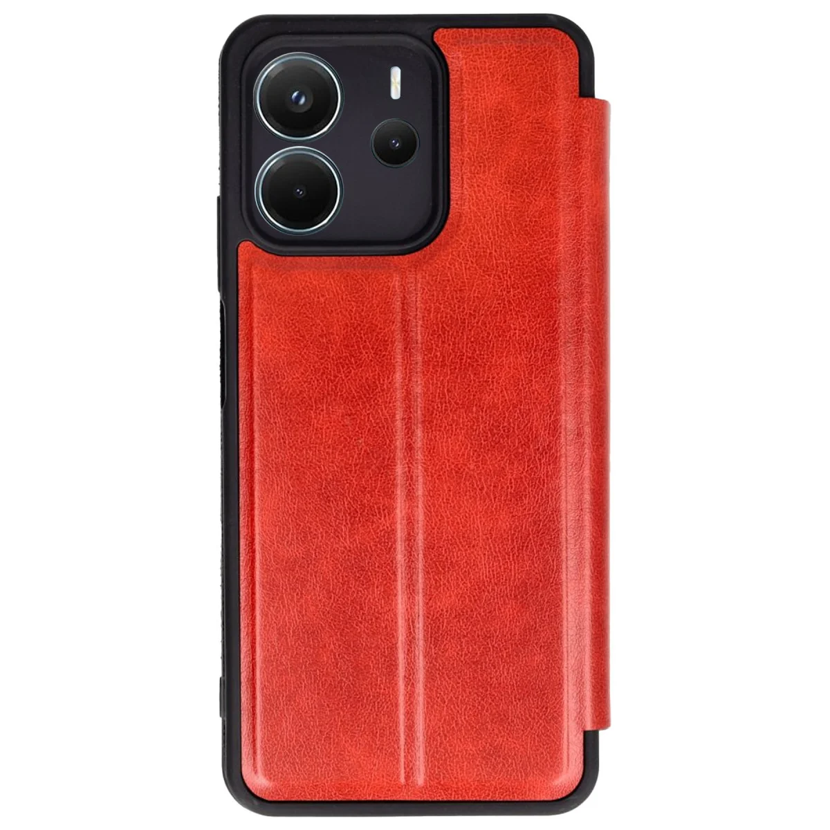 Redmi Note 14 4G Kılıf Flip Cover - Kırmızı