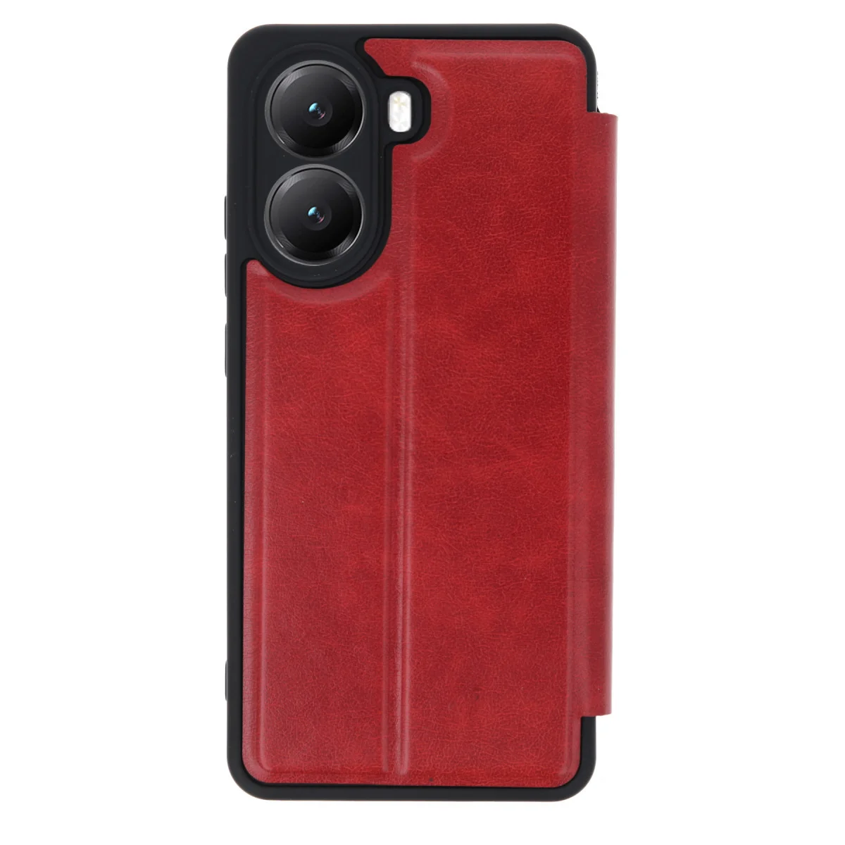 Poco X7 Pro Kılıf Flip Cover - Kırmızı