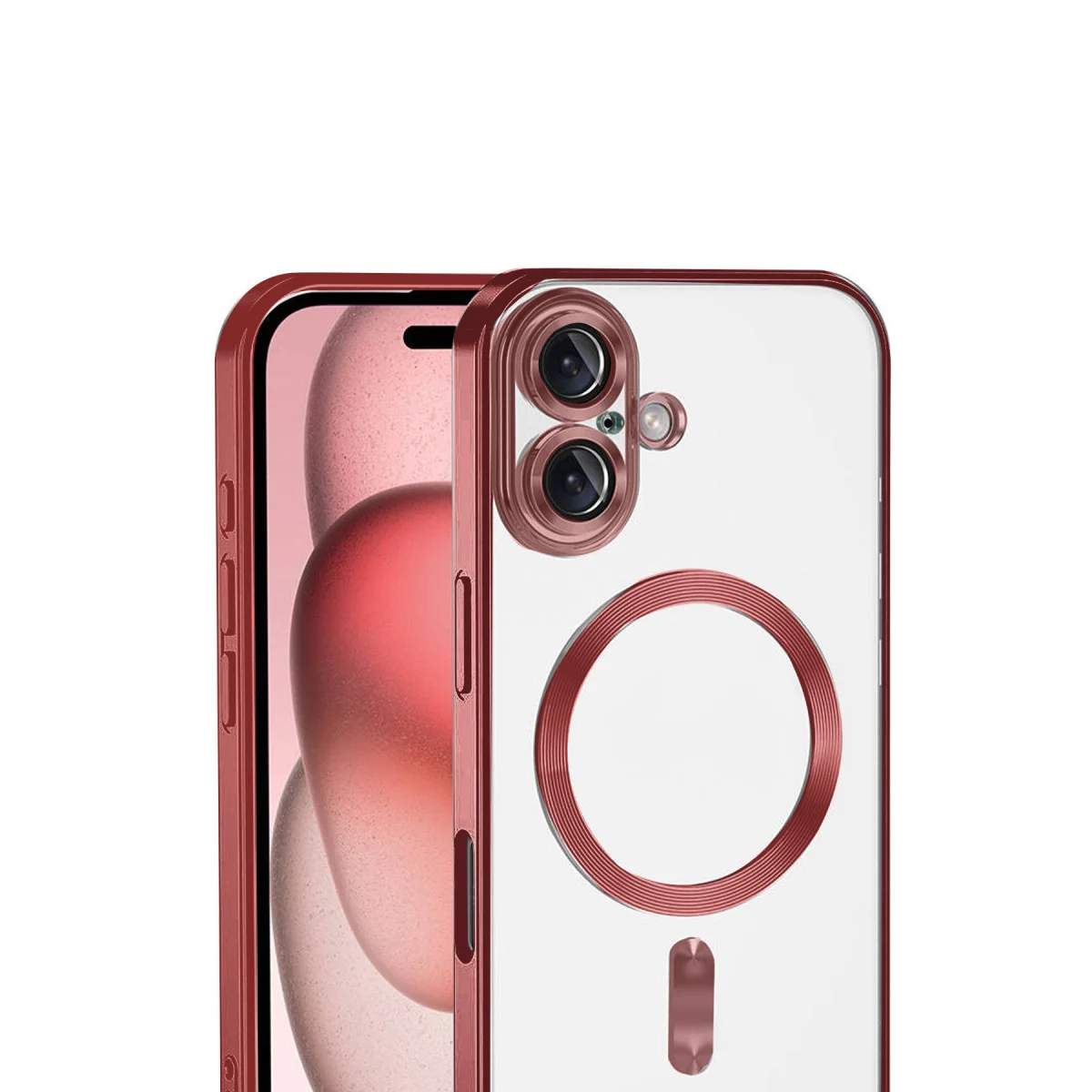 iPhone 17 Kross Magneticsafe Kapak - Kırmızı