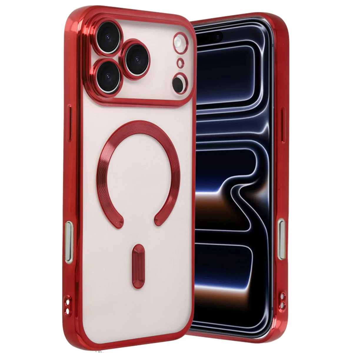 iPhone 17 Pro Kross Magneticsafe Kapak - Kırmızı