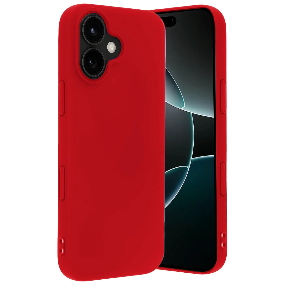 iPhone 17 First Silikon - Kırmızı