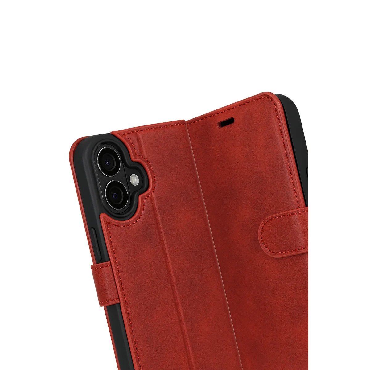iPhone 17 Trend S Plus Kapaklı Kılıf - Kırmızı